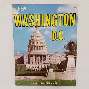 Vintage Washington D.C. In Full Color Tourist Book